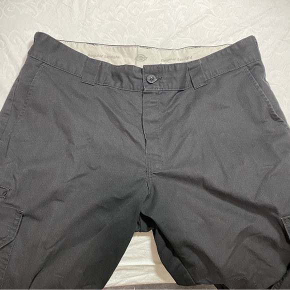 Dickies Flex Regular Straight Black Cargo Pants Work Wear Professional 36 x 32 - Picture 16 of 16